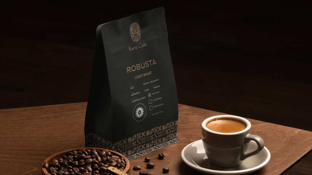 Identidade de Marca, branding, logo para uma empresa de café originário do Peru. Cultura peruana e incas.