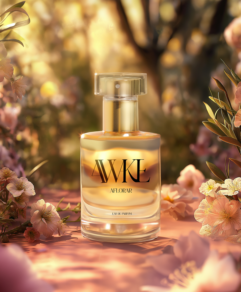 Edição de imagem e fotomontagem para uma empresa de produtos de beleza como perfume.