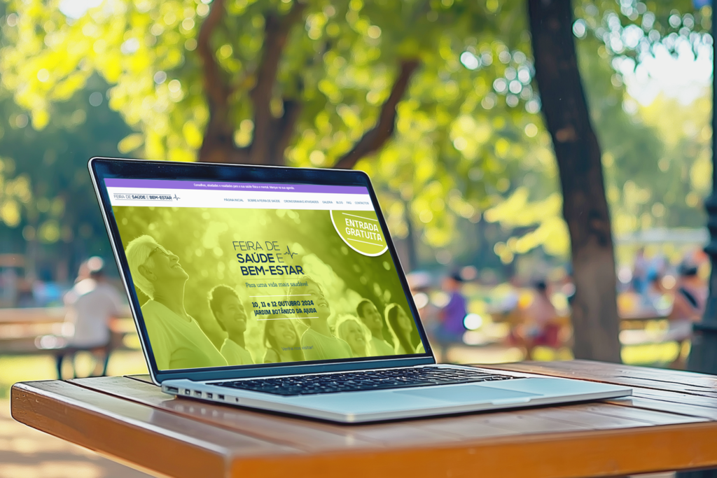 Website para a feira de saúde e bem-estar realizada em Lisboa todos os anos. 